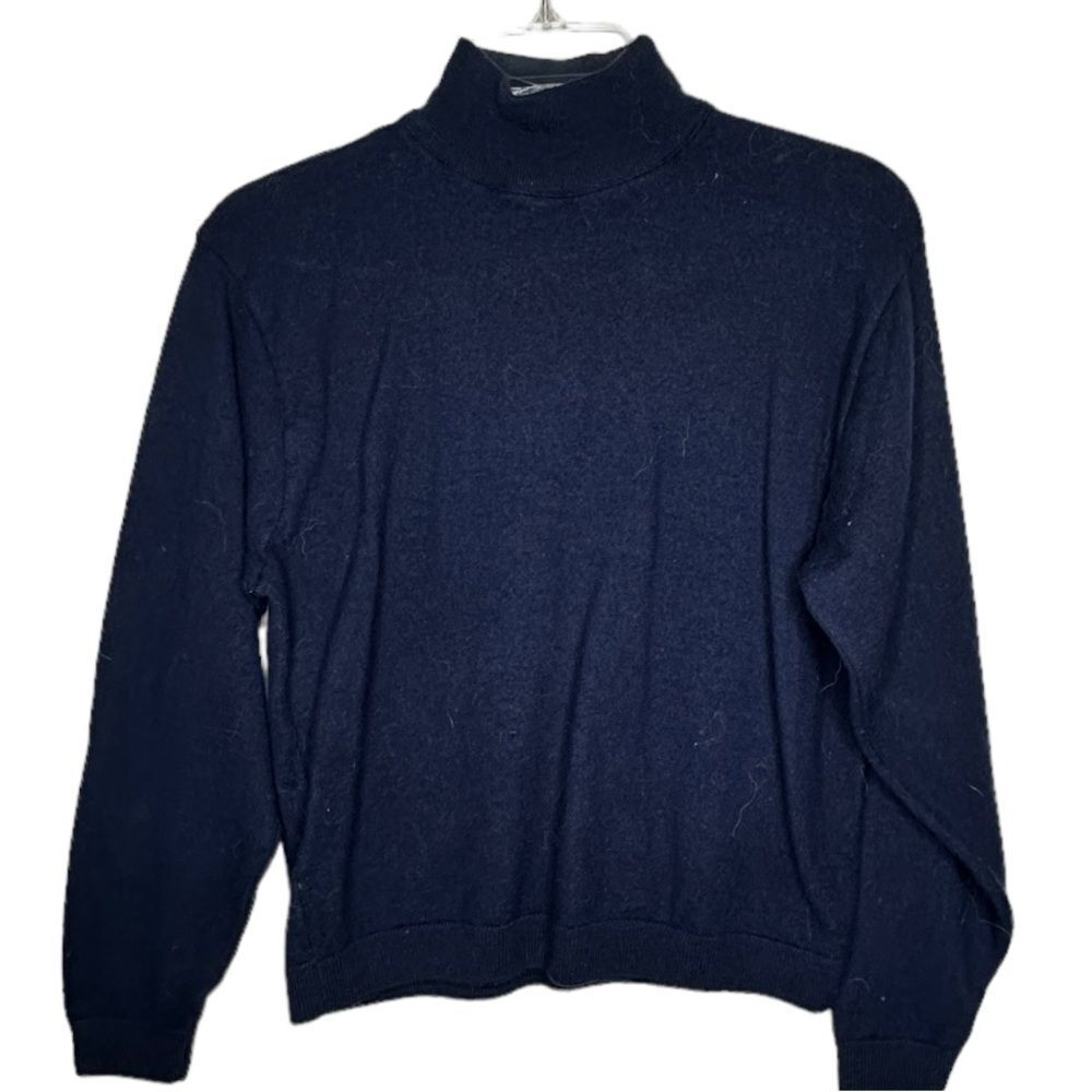 Vintage Pendleton Navy Mock Turtleneck‎ Sweater